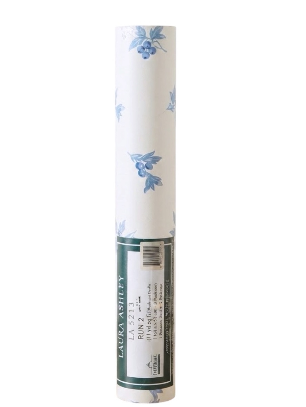 Laura Ashley Tradionals Blue Berry Vine Wallpaper Roll (Pattern LA 5213)